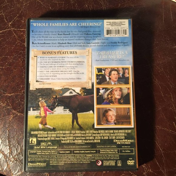 Dreamer - DVD Movie - Picture 2 of 2